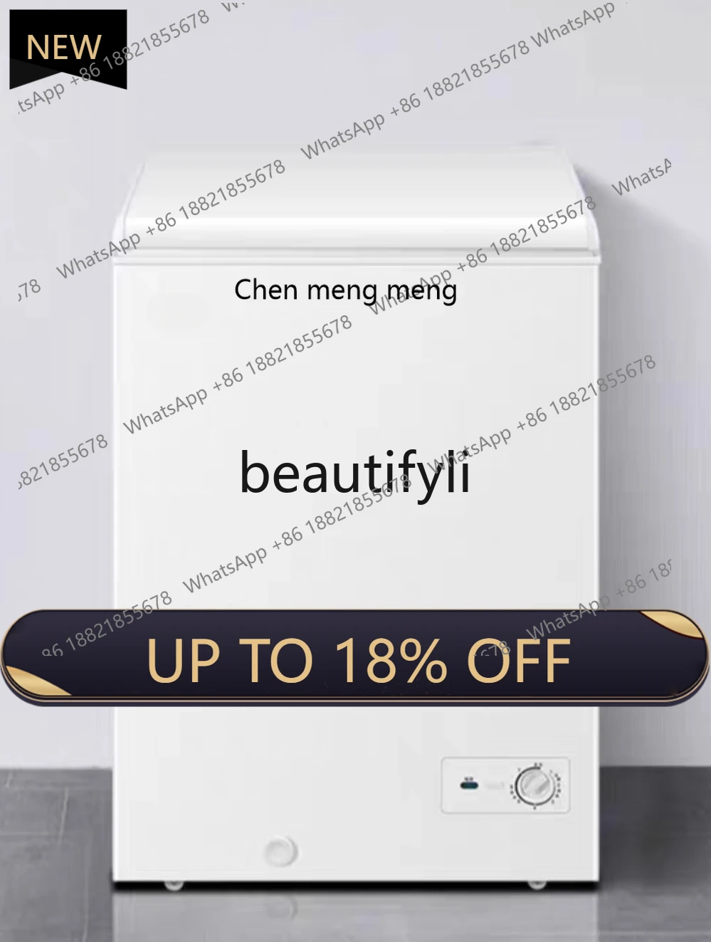 

Z189 100 liters small freezer household freezer fresh-keeping and freezing dual-purpose single temperature refrigerator