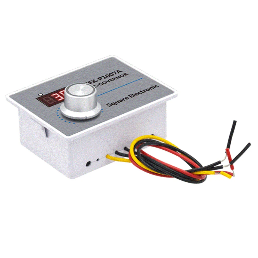 AA84 デジタル表示スピードコントローラー防水無段階速度レギュレータガバナ 500 ワット AC 220V 制御スイッチ