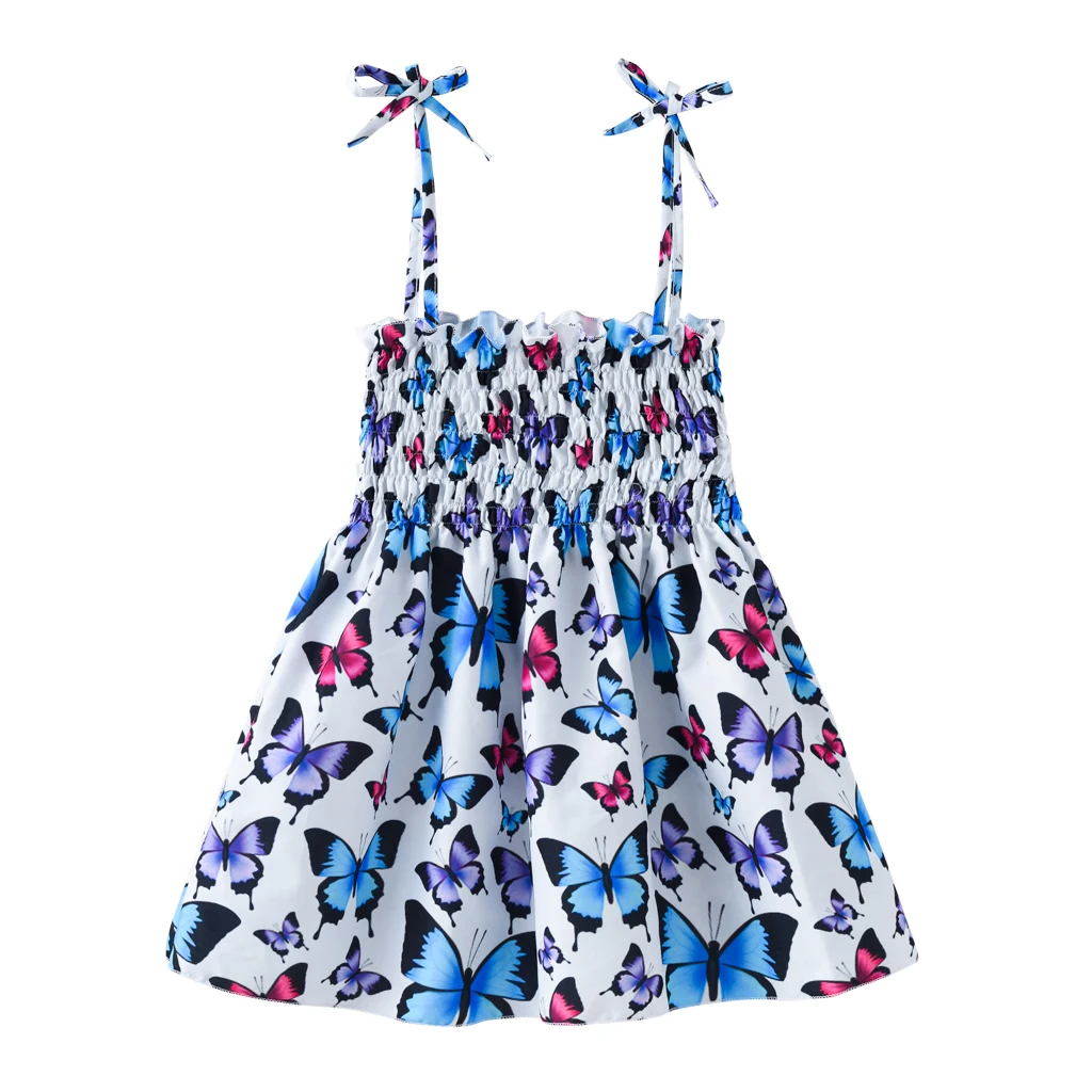 

Summer girls' camisole dress new Korean version children's cute sleeveless flower fashion dress, women's treasure beach dress