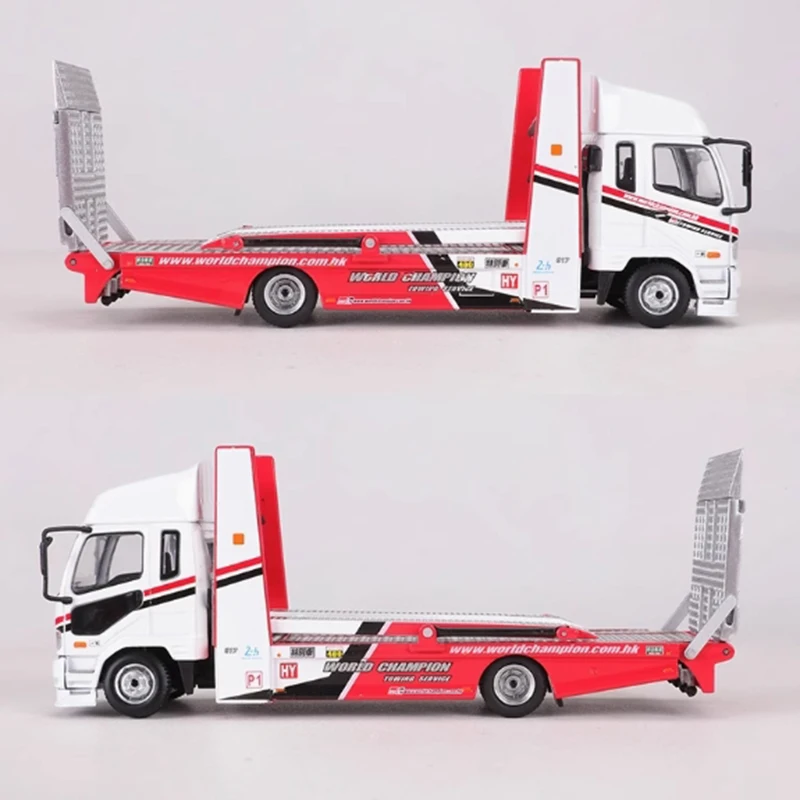 GCD 1:64 Weichuan double-deck truck alloy FUSO transport car model Static Decoration Collectible Ornament Toy Gift