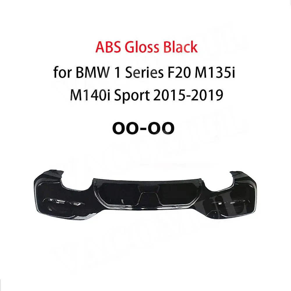 

VACOMUL ABS Rear Bumper Diffuser Lip For BMW 1 Series F20 M Sport M135i M140i 2015 2016 2017 2018 2019 O-O OO-OO Rear Lip Bumper