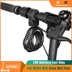 Heavy Duty Strong Anti-theft Lock 4 Digit Code For Xiaomi Mi3 M365 Pro 1S Max G30 G30D Electric Scooter Security Chain Code Lock