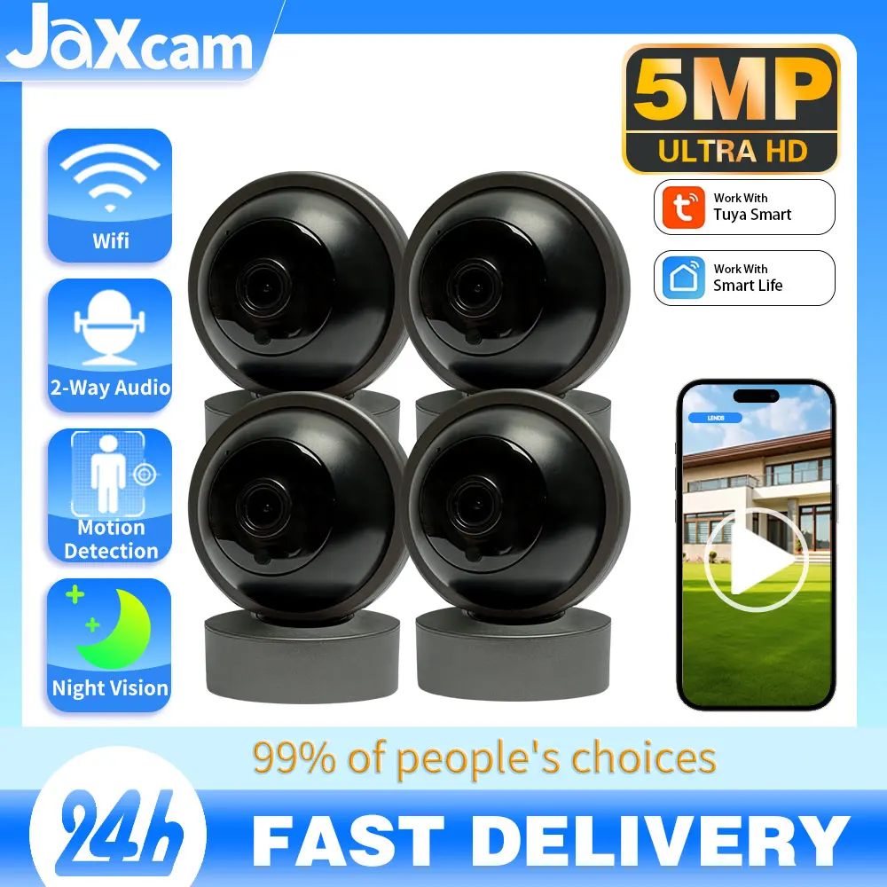 

5MP IP Camera WIFI Tuya Smart Home HD Night VIsion Two Way Audio Auto Tracking Cloud Smart Life Home Camera WIFI CAMERA