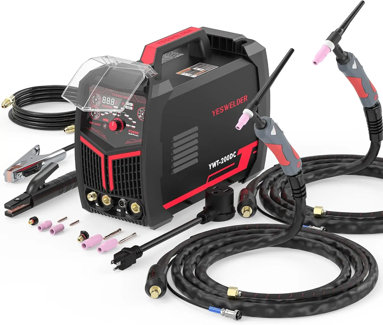 TIG Welder 7 in 1 Cold Spot Lift TIG/Stick Welding Machine It Has The Characteristics of Arc Force Hot Start Anti-bonding