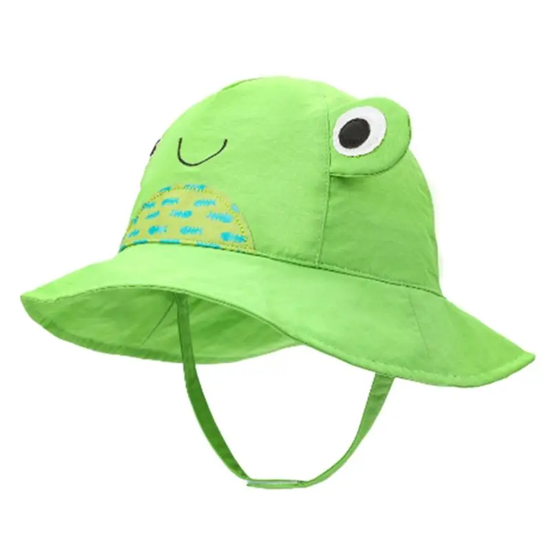 

AEF6-Kids Sun Hat UPF50+Beach Sunshade Sun Protection Children's Fisherman Hat Cartoon Cute UPF50+ UV Protection Kids Sun Hat