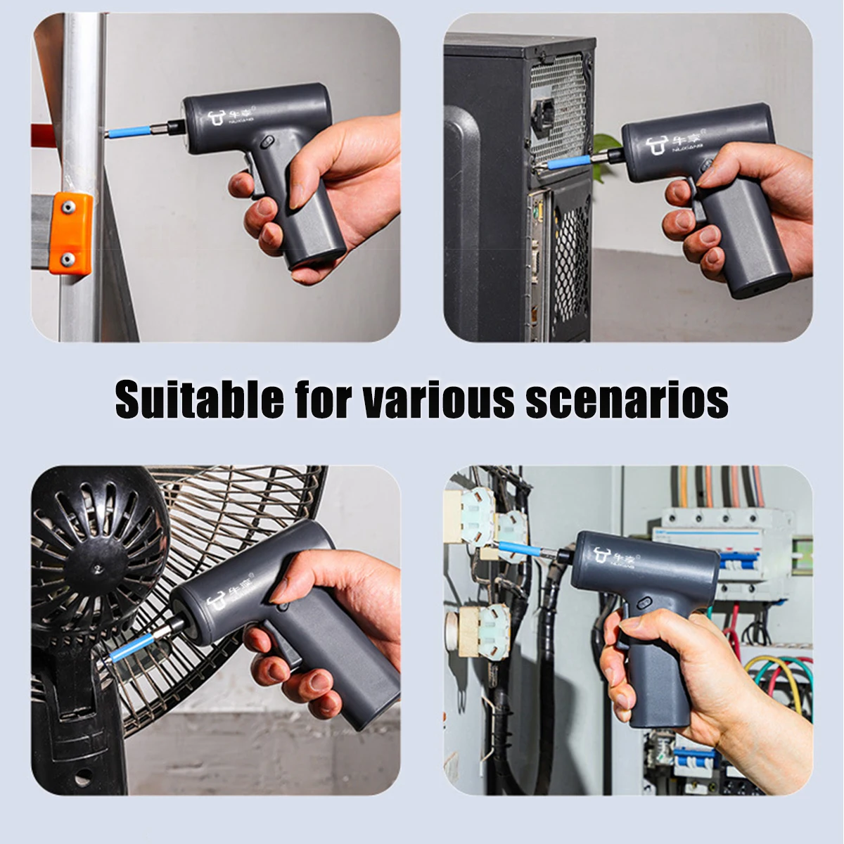 Electric Screwdriver 3.6V USB Small Power Screwdriver Set Cordless Screwdriver & Rechargeable Screwdriver with Driver Bit Set