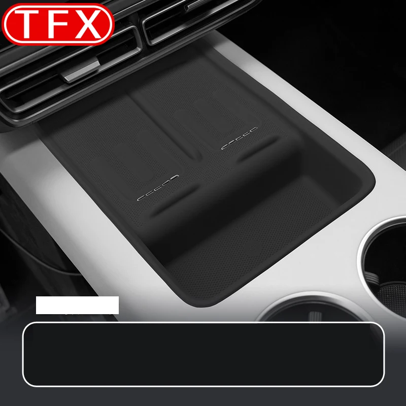 

For Li Lixiang L6 L7 L8 L9 2024 Car Central Control Wireless Charging Silicone Pad Central Storage Dustproof Mat Acccessories