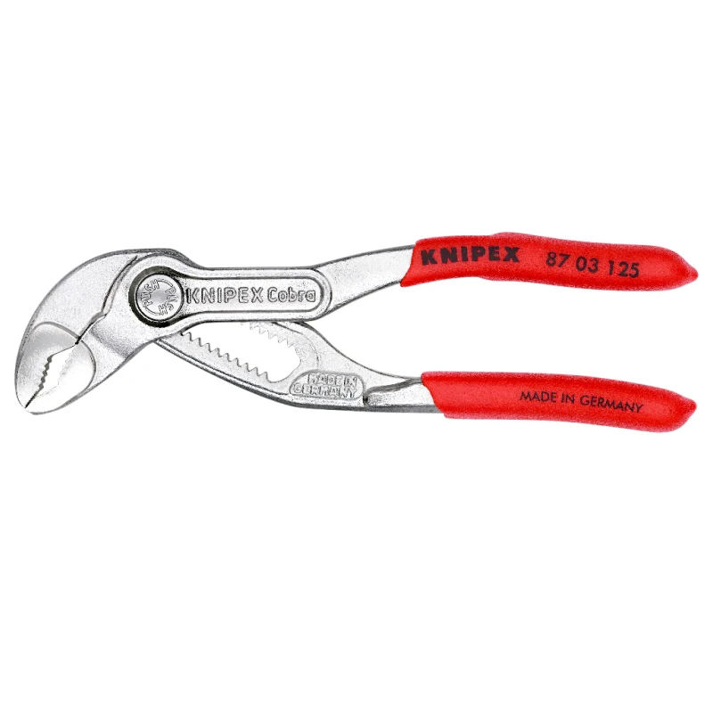 KNIPEX Cobra 87 03 125 High-Tech Water Pump Pliers Chrome-plated 125mm