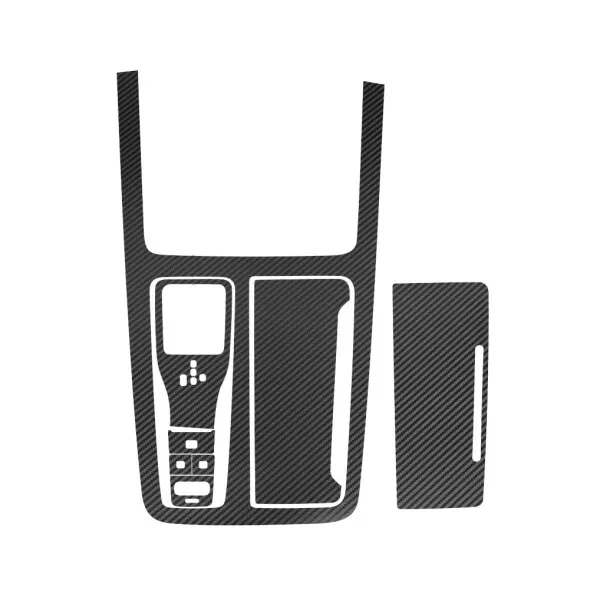 Carbon Fiber Gear Shift Panel Trim Cover Interior Modification Decor Sticker Protector for Hongqi HS5 2023 2024 2025 Models 5