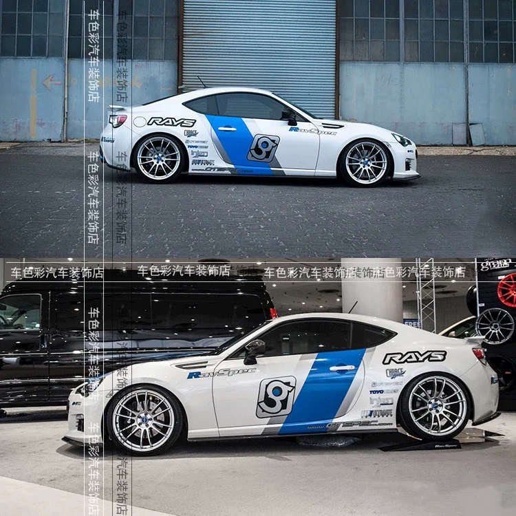 ملصق فينيل للسيارة لسيارة Toyota 86 تعديل مظهر الجسم وإكسسوارات ملصقات رياضية عصرية
