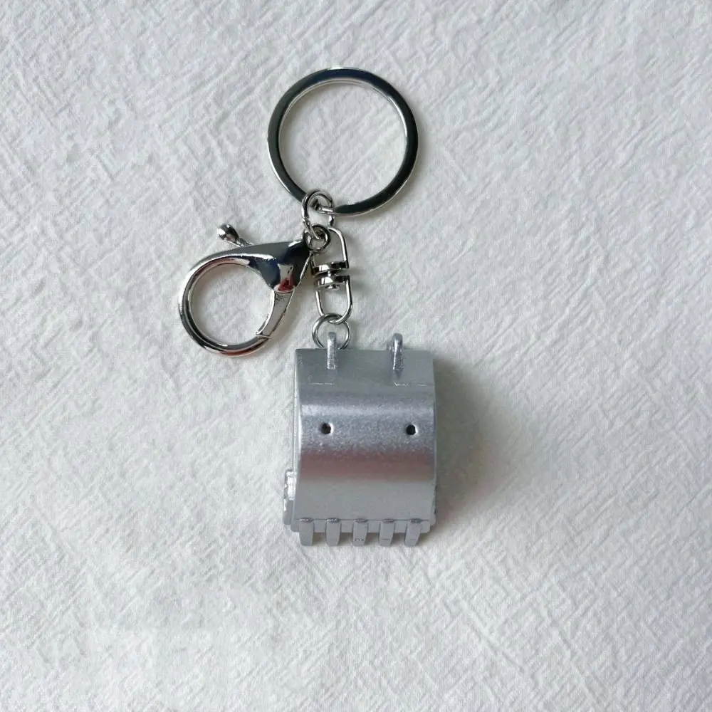 

4 Pcs Trendy Bulldozer Bulldozer Keychain Chains Excavator Alloy Keychain Model Pendant Car Keychain Men