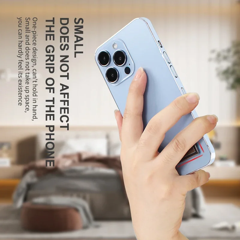 Universal Mini Metal Folding Mobile Phone Holder Stand Aluminum Alloy Invisible Portable Stand Bracket Desktop Phone Holder