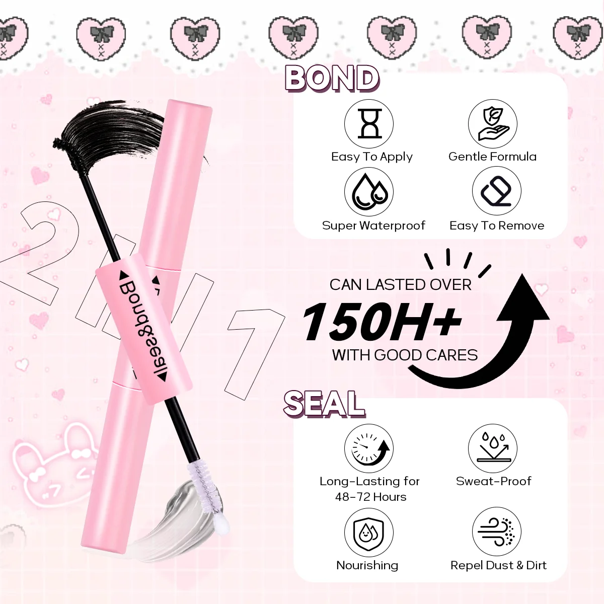 330PCS-30D/40D/50D/80D/100D/120D/160D Mixed Styles False Eyelash Strips with Application Tools, Suitable for All Festive Occasio