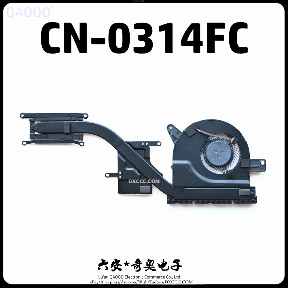 CN-0314FC для DELL Latitude 5590 5580 CPU охлаждающий вентилятор (DIS) at259001EG50050S1-CA80-S9A