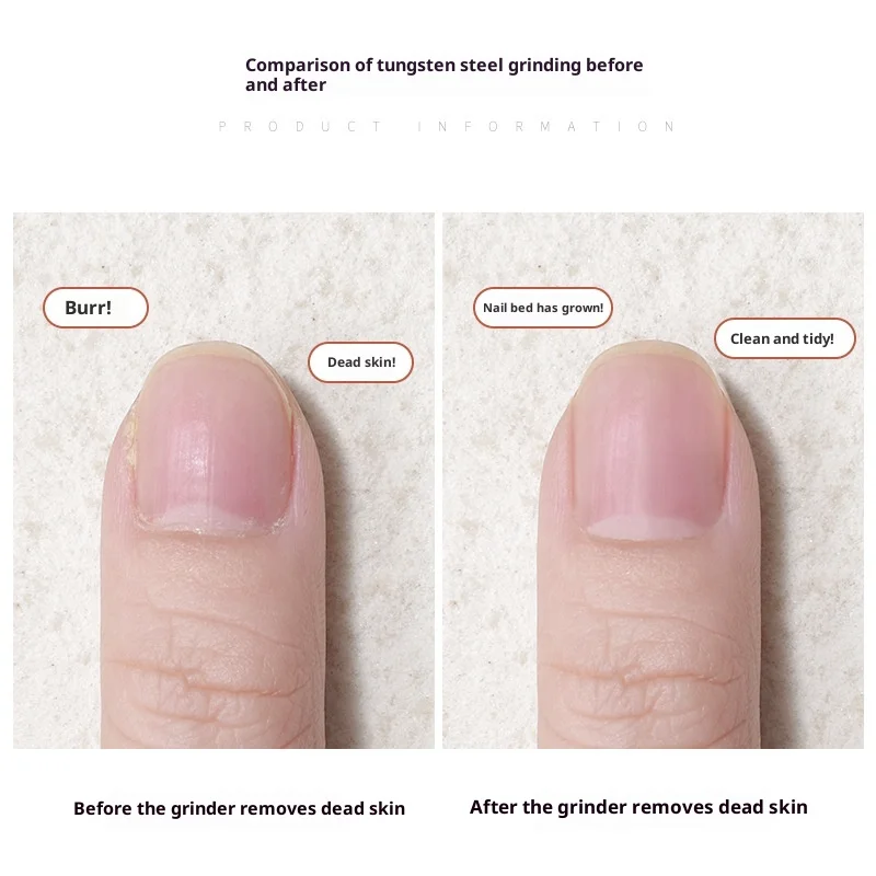 ネイルツール タングステン鋼研磨ヘッド 死んだ皮膚や爪の除去用、高品質のネイルツール研磨ヘッド