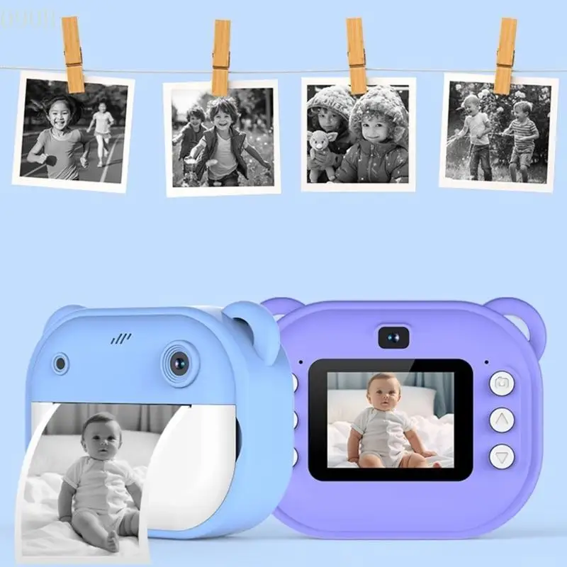 090B Máy ảnh kỹ thuật số trẻ 1080p với in giấy sinh nhật ký ức in ngay lập tức