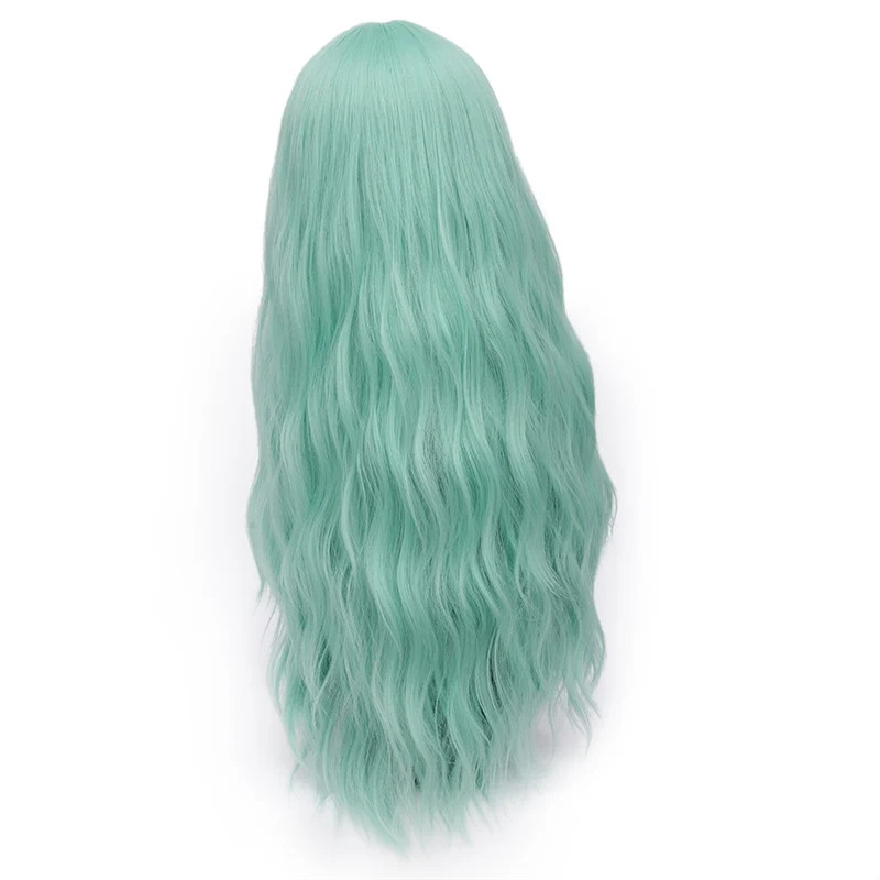 MSIWIGS Long Pink Wavy Wig Cosplay