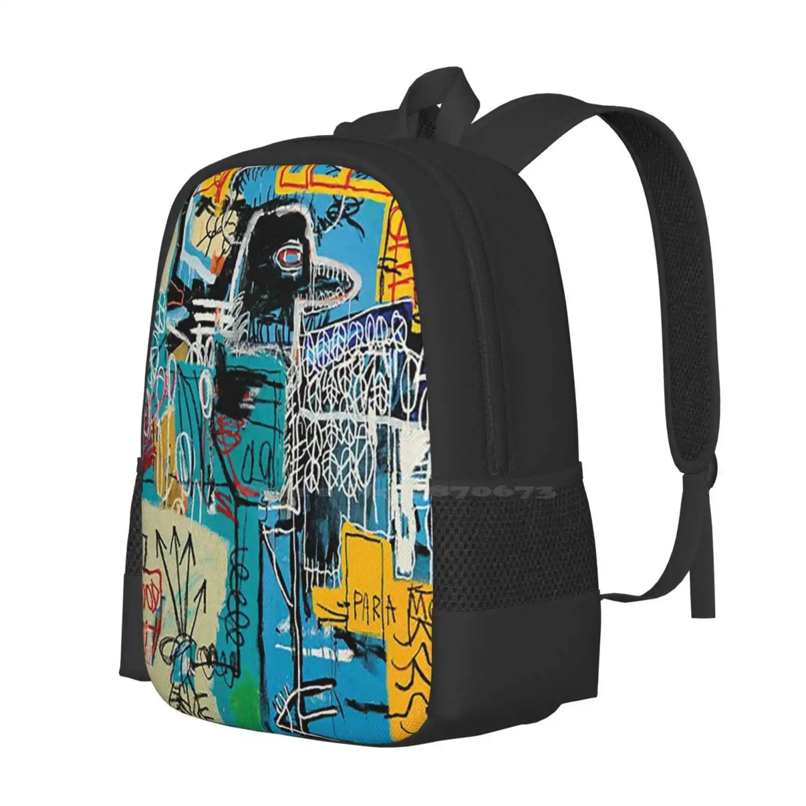 The New Abnormal-The Strokes Album Large Capacity School Backpack Laptop Bags New Abnormal Song Album Cover Band Indie Garage