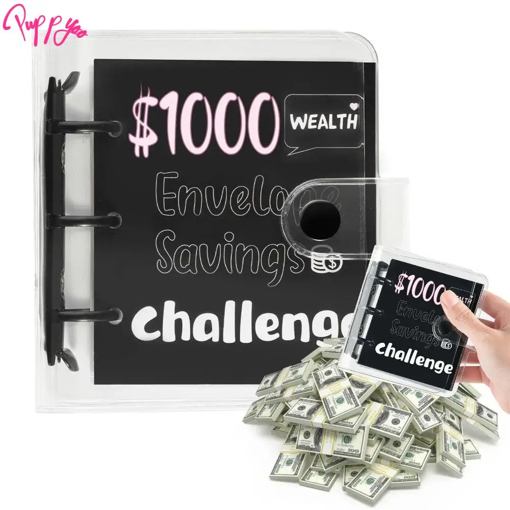 Mini Binder Savings Challenge Saving Money Challenge Budget Binde With Cash Envelopes Budget Planner Easy To Save