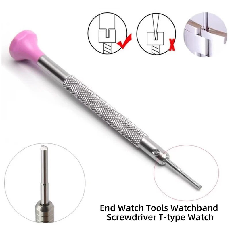 High End Watch Tools Watchband Screwdriver T-type Watch Screw driver Tools for Rolex Watchband Adjust Tools