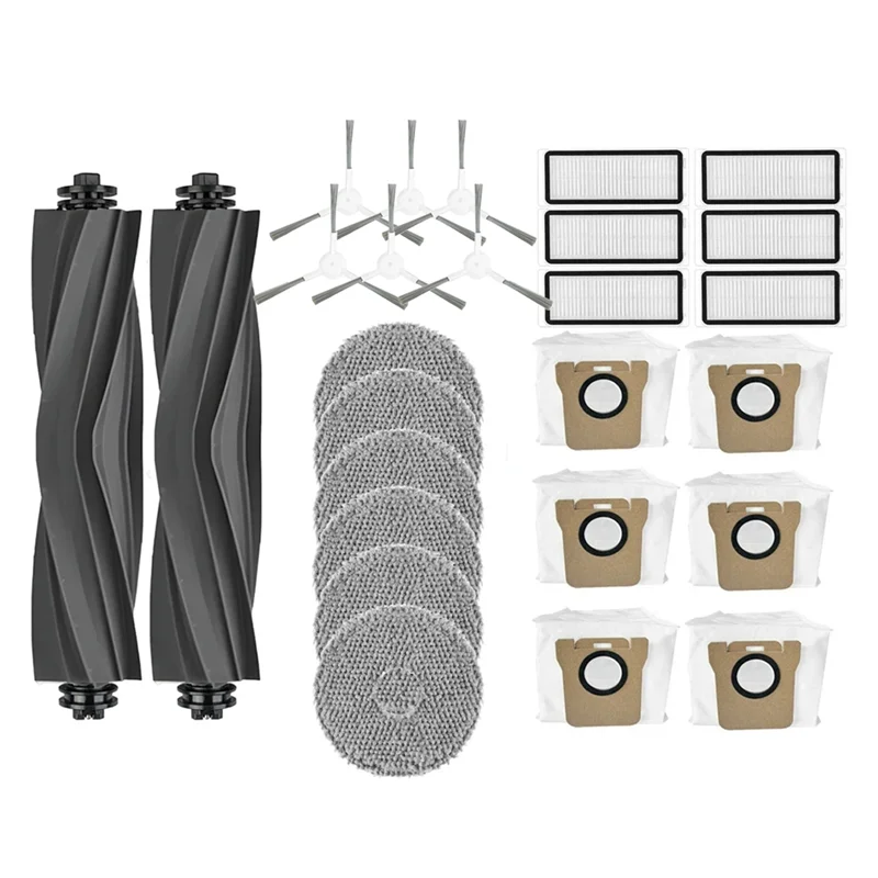 

A24F-For Dreame L20 Ultra / L30 Ultra / X20 Pro Robot Vacuum Main Side Brush HEPA Filter Mop Pad Dust Bag Spare Accessories