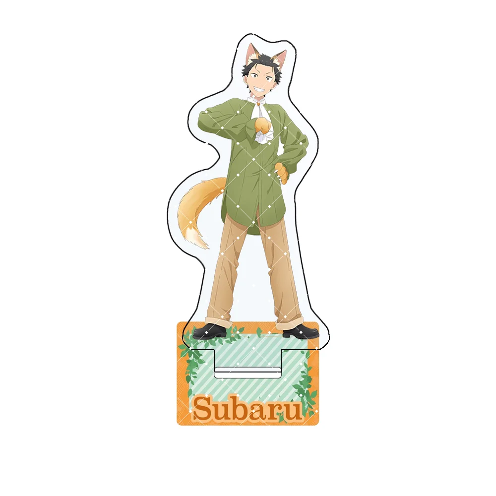 Re:Zero Starting Life in Another World Subaru 15cm Acrylic Stand Keychain Ornament Gift For Anime Lovers