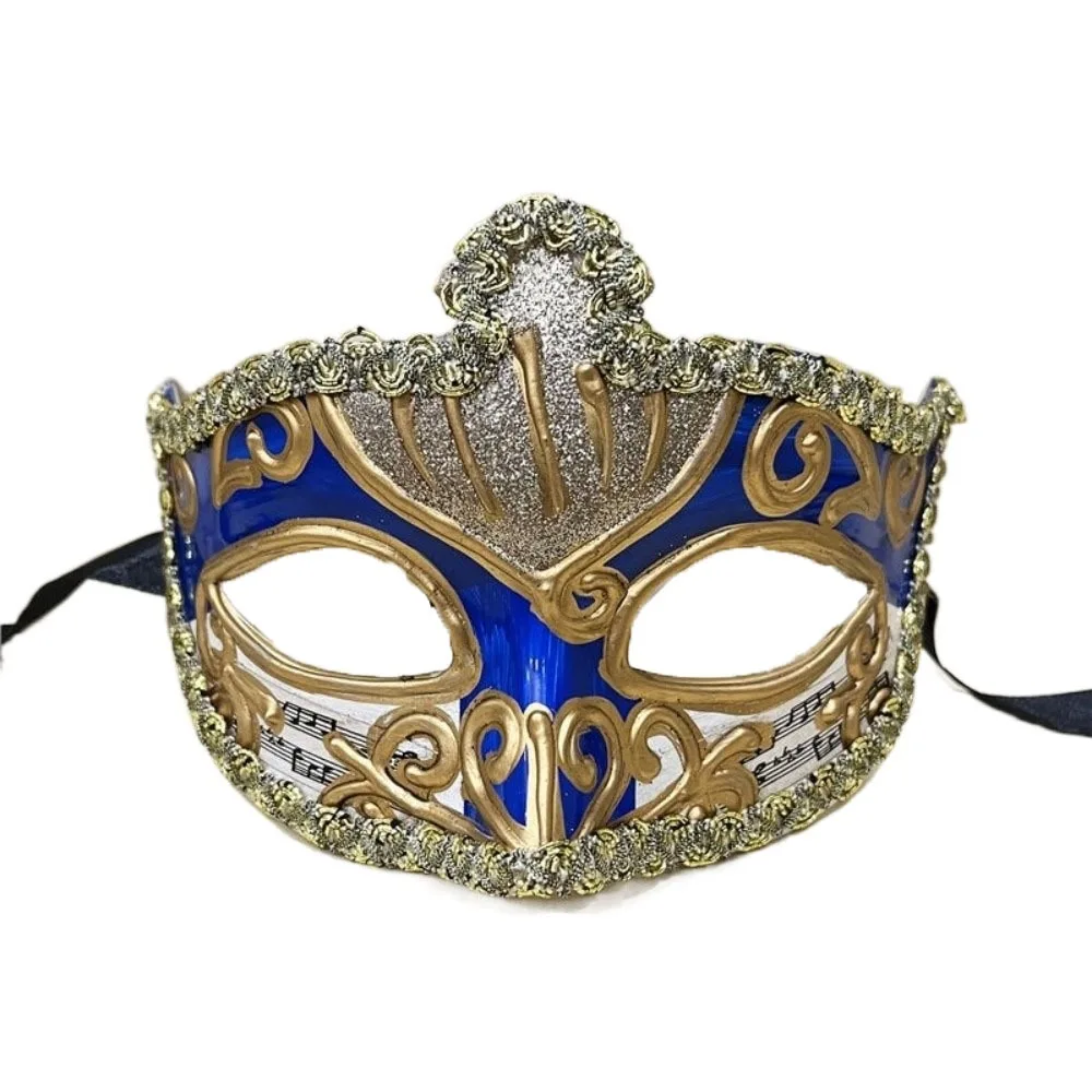 Party Cosplay Props Halloween Masks Plastic Masquerade Cosplay Glitter Mask Half Face Carnival Costume Props Venice Mask Men