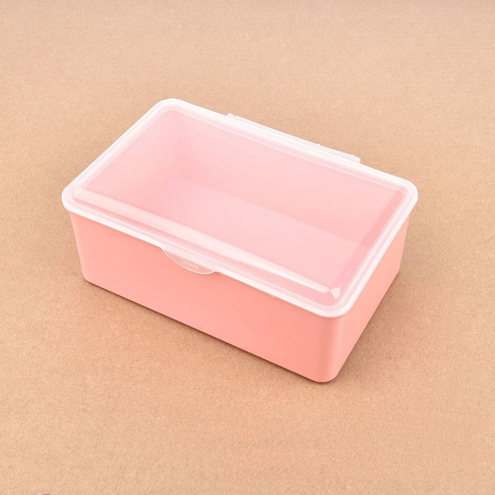 Pink Plastic Storage Box Screw Holder Case Organizer Jewelry Beads Container Ornament Electronic Component Packaging Case