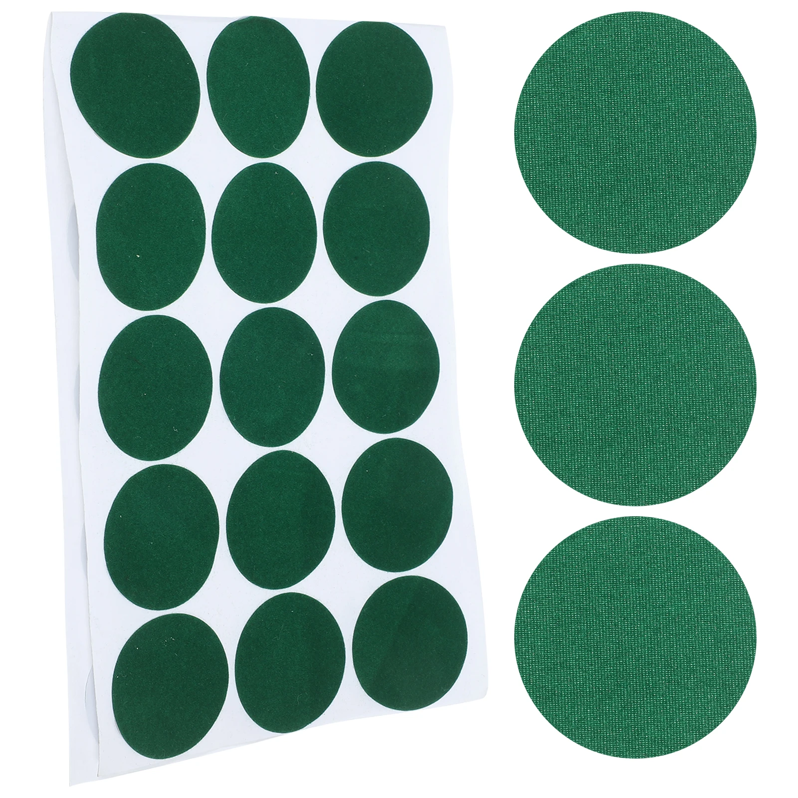 

1 Pack Billiards Tablecloth Stickers Self Adhesive Repair Patches for Pool Snooker Flannel Spot Suitable Most Tables Pool Table