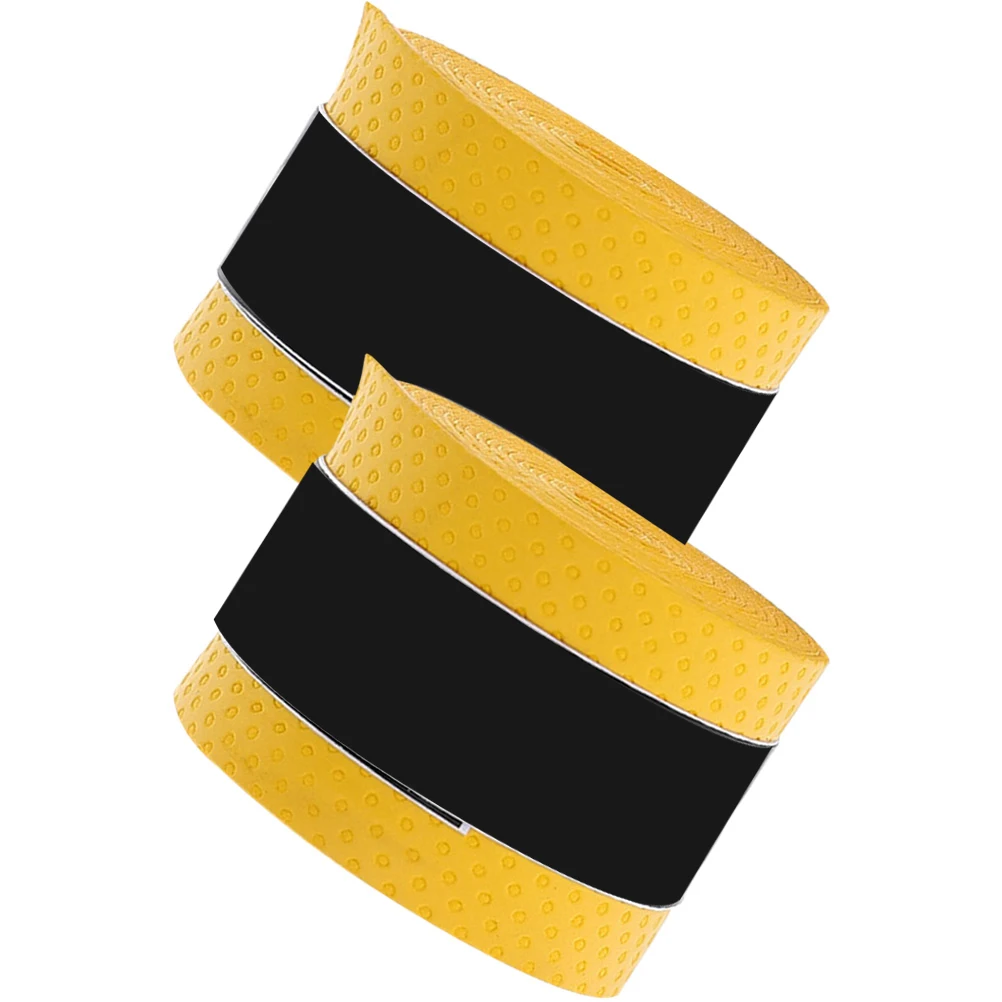 

2 Pcs Anti-slip Drumstick Belt Badminton Grip Tape Grips Tapes Sweat-absorbent Adhesive Racquet