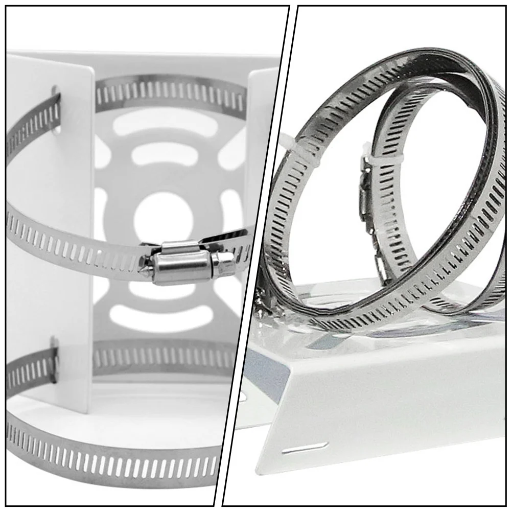 

2 Sets Steel Security Bracket Wall Ceiling Mount CCTV Pole Adapter PTZ Dome Outdoor St Monitoring Video