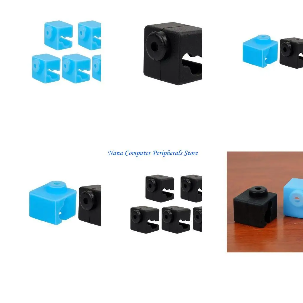 

F68C для V5 -принтер экструдер горячего нагревателя Блок -блоки силиконовые носки 5 PICECS/SET