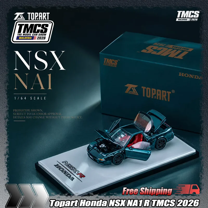 topart-1-64-honda-nsx-na1-2026-tmcs-cool-car-show-edicion-limitada-modelo-de-aleacion-fundida-a-presion-miniatura-a-escala-completa-juguete-de-regalo