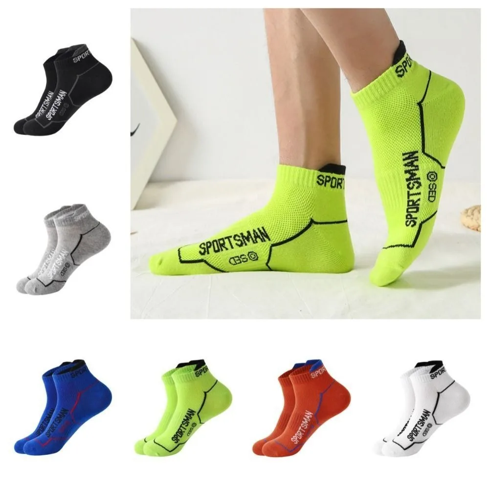 12 Pairs High Quality Men Ankle Socks Athletic Fitness Running Sport Socks Soft Breathable Casual Short Sock Men Boat Socks