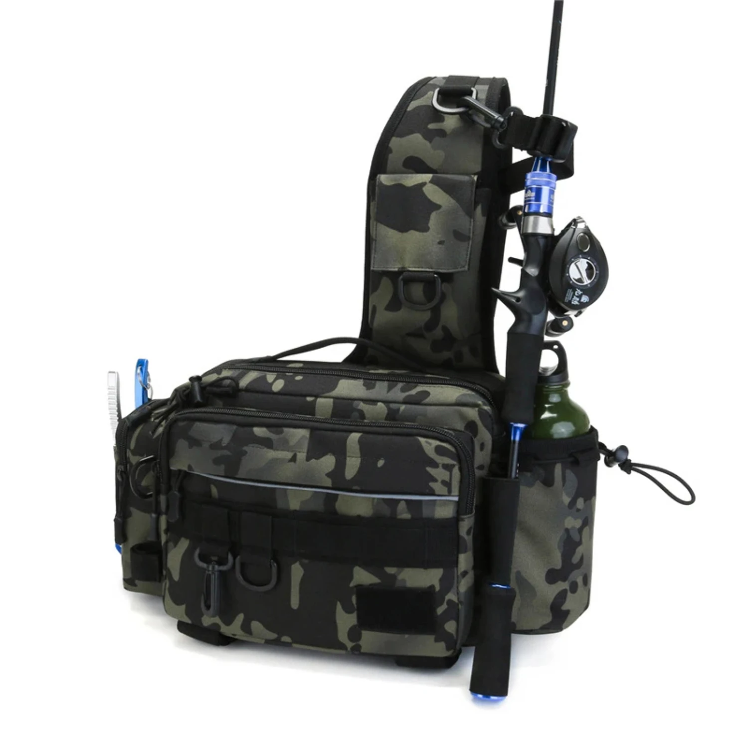 

Camping Multifunctional Fishing Bags Lure Box Fishing Rod Fishing Lure Outdoor Portable Lure Waist P