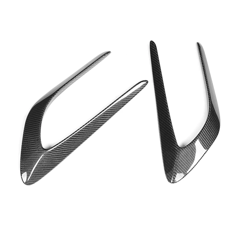 

Car Real Carbon Fiber Fender Side Fender Bumper Vent Cover Trim For Mercedes-Benz C-Class W205 C205 C43 C63 AMG