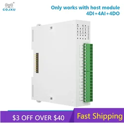 4DI+4AI+4DO Distributed Remote IO Expansion Module Analog Switch Acquisition COJXU GAAAX4440 Fast Expansion RJ45 RS485 Modbus