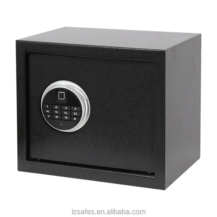 Professional and Durable Strong Iron Steel Password Operated Security Money Cash Safe Box For Home Office Jewelry Black