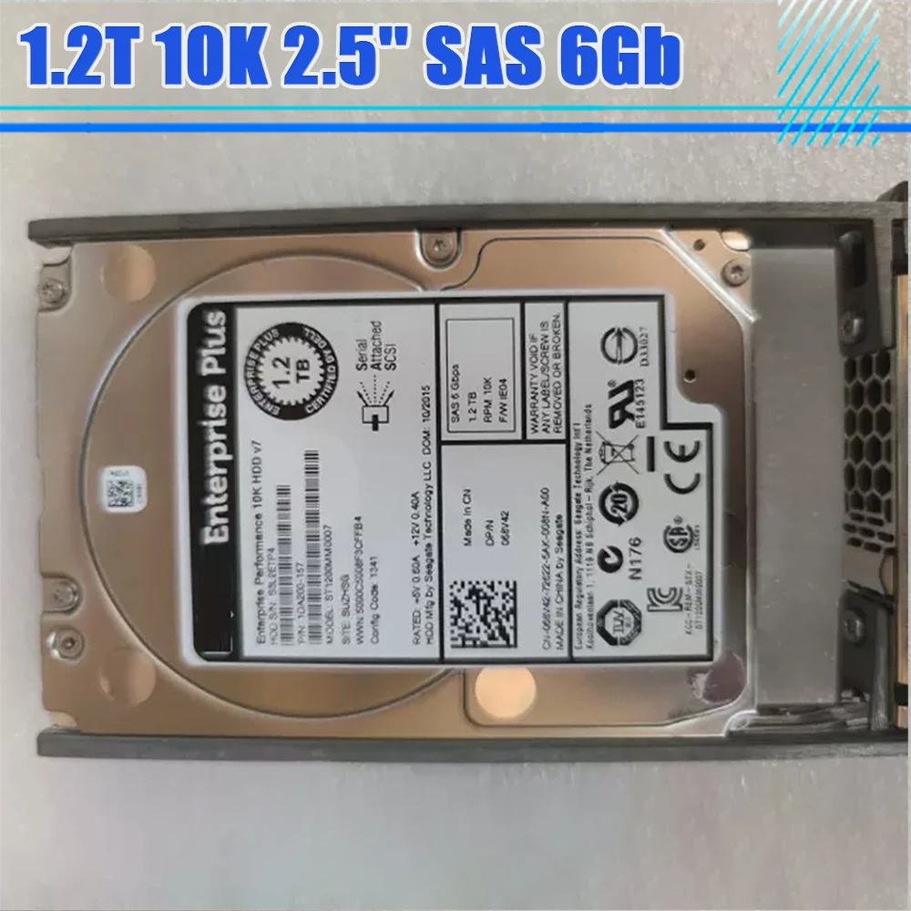 

068V42 ST1200MM0007 HDD 1.2T 10K 2.5'' SAS 6Gb Storage Hard Disk For DELL