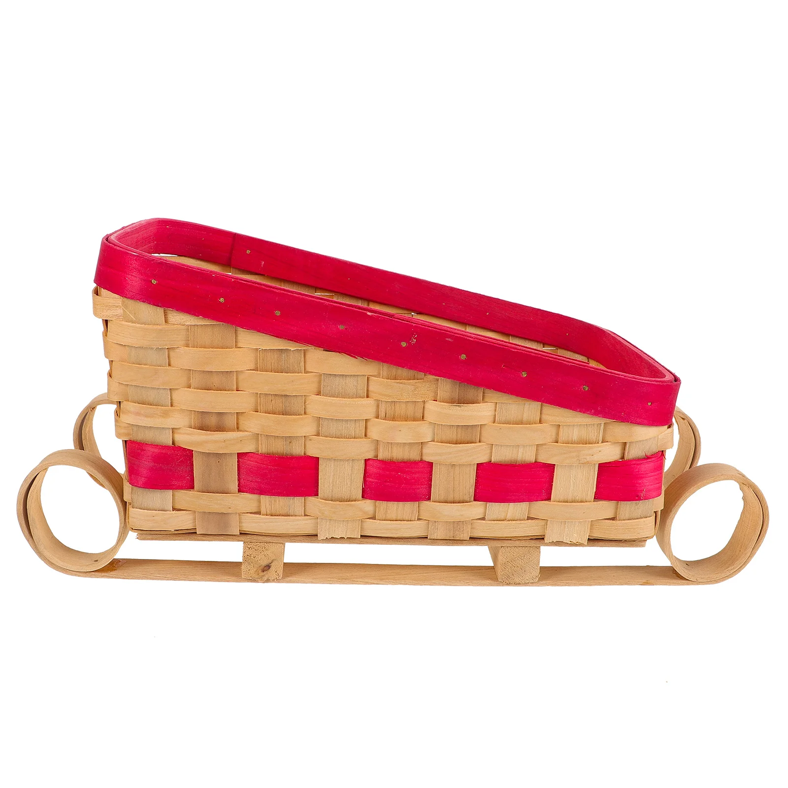 

Sleigh Shape Christmas Sleigh Ornament Table Decoration Xmas Party Favor Classic Xmas Home Decor Christmas Gift