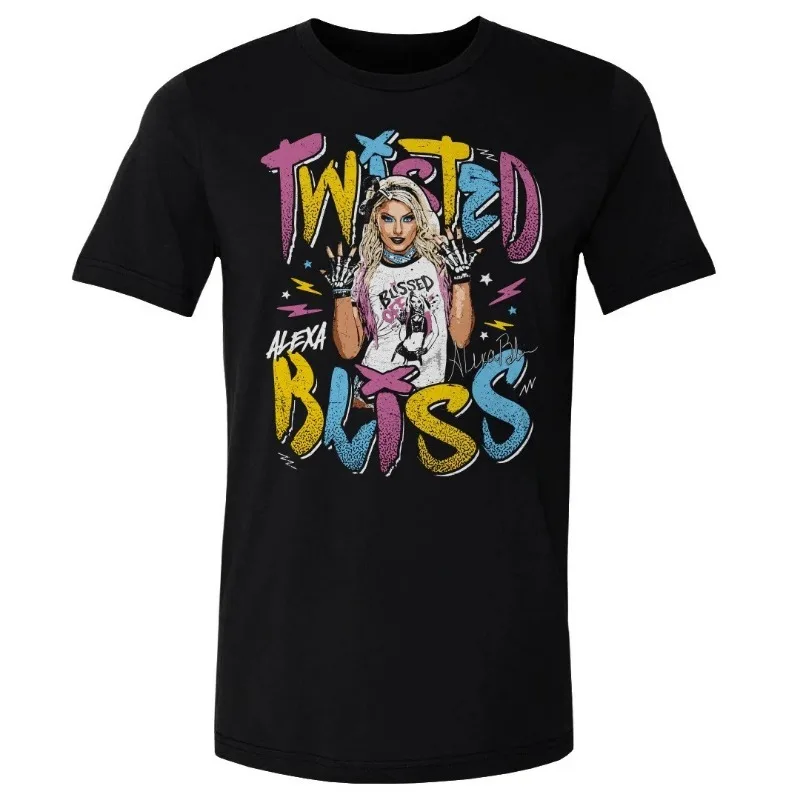 Alexa Bliss Merch 2026 T-shirt unisexe pour hommes, hauts à manches courtes, vêtements à la mode, hauts décontractés Y2K