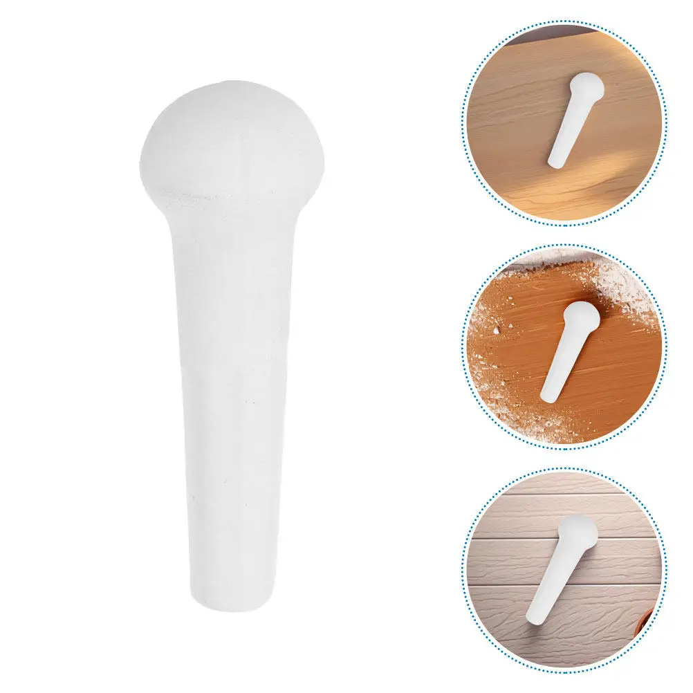 

2Pcs Ceramic Food Grinding Stick Baby Food Masher Garlic Pounder Manual Kitchen Tool Medicine Spice Grinder Replacement Rod