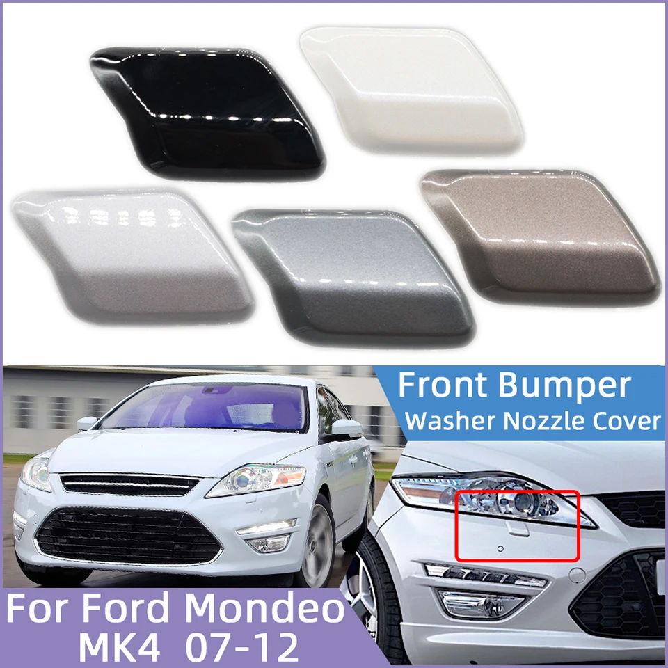 

For Ford Mondeo MK4 2007 2008 2009 2010 2011 2012 Auto Front Bumper Headlamp Washer Nozzle Jet Cover Cap Headlight Spray Lid