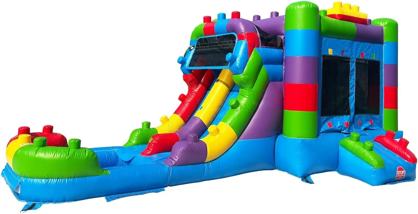

5.5*3.5*3m Combo Inflatable Bounce House with Slide Playground Funcity for Sale High Quality Pvc Customize Bouncy Castle