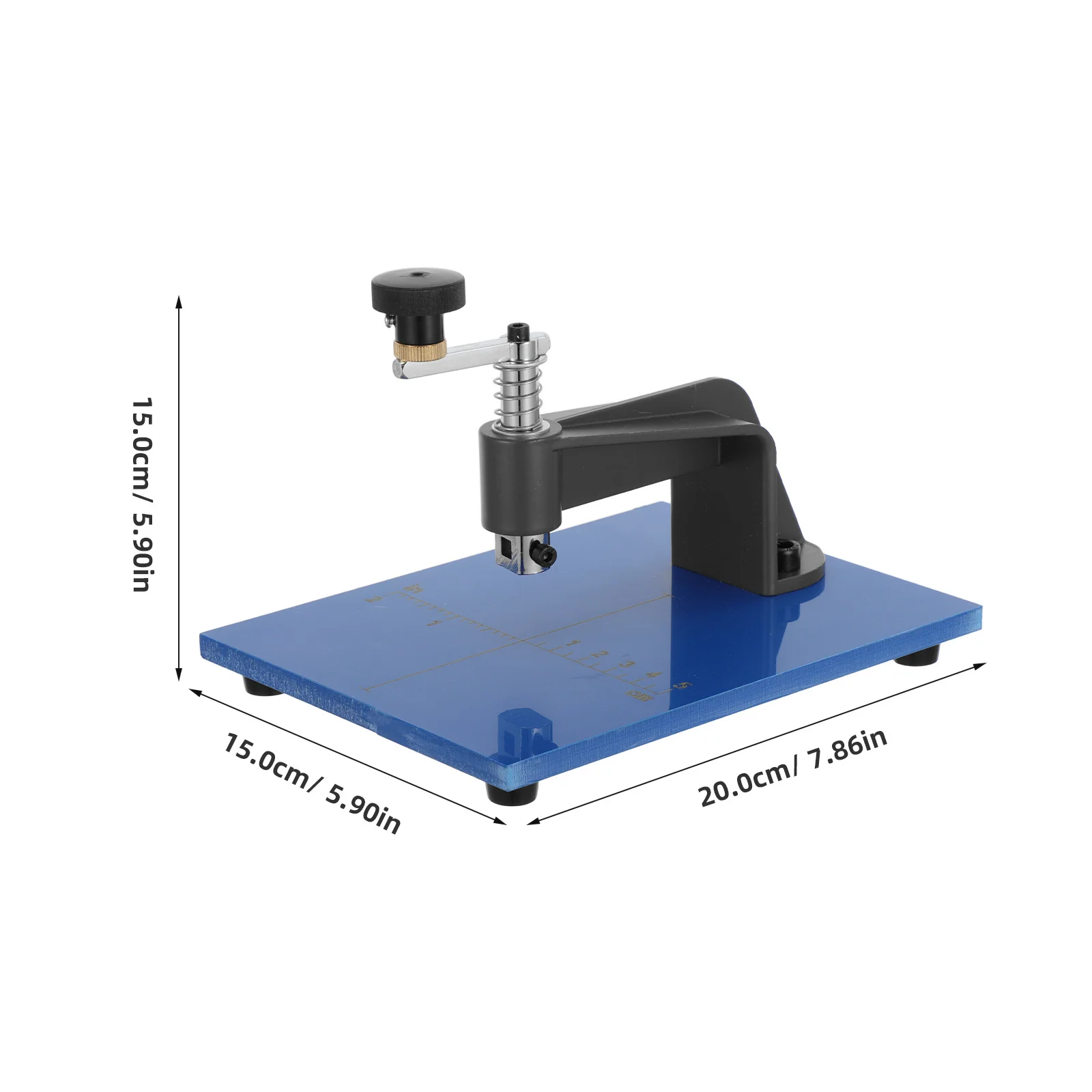 Precision Glass Circle Cutter Tool 0.39-3.93 Inch Dual Scale Adjustable Circular Cutting Device for Stained Glass Mirror Lens