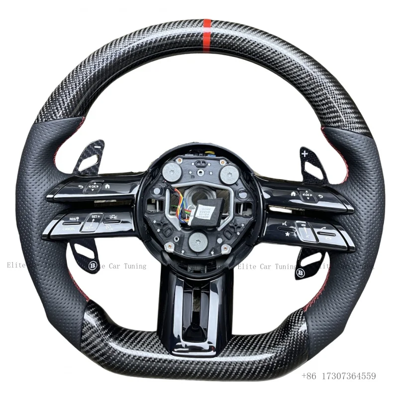 

Carbon Fiber Steering Wheel for Mercedes Benz C- A- E-Class AMG Paddle Sports