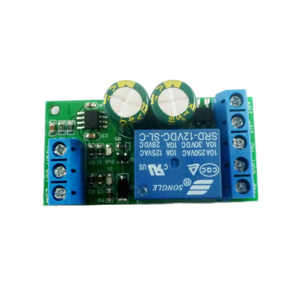 Imagem -04 - Controlador Automático de Nível Água Alta Potência Interruptor Sensor Líquido Válvula Solenóide Bomba do Motor Placa Relé Controle Automático 12v 30a