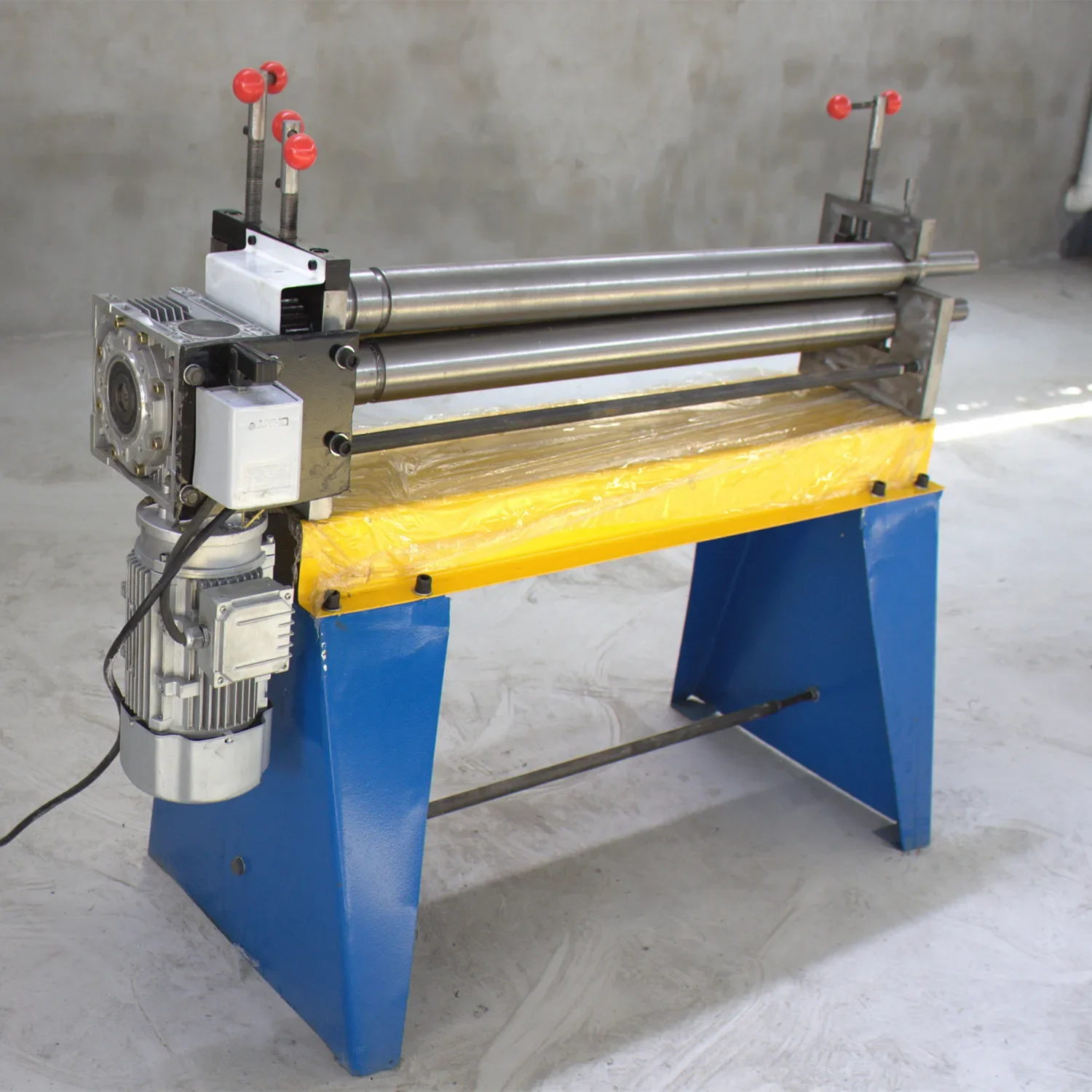 for 2X1000 1.5X1300 1.2X1500 Sheet Metal Slip Roll Manual Machine Electric 3-Roller Bending Machine