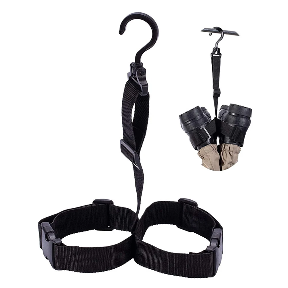 Image of 1 Stück verstellbarer Wader-Stiefelhaltergurt für Angelausrüstung 360 ° Drehbarer Schuhtrocknerständer für hohe Regenstiefel und Angelgeräte