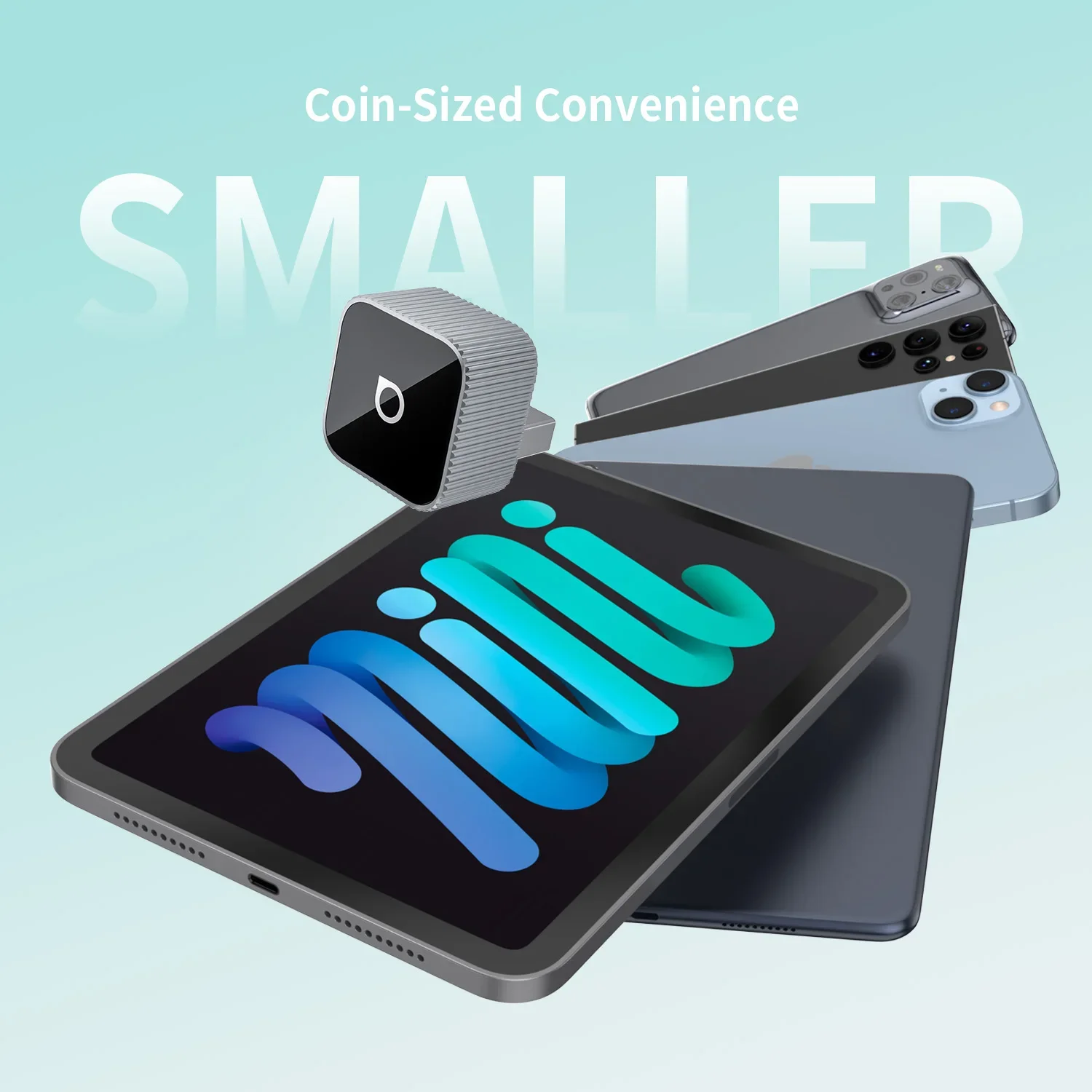 OTTOCAST Mini Slim Cube Wireless CarPlay Android Auto محول 2 في 1 USB AI ملحقات السيارة لشركة فولكس فاجن هافال أودي كيا بورش لكزس #6